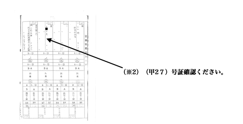 （※２）（甲２７）号証確認ください。